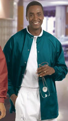 Fashion Seal Uniforms Warm-Up Jacket Ceil Blue Large Hip Length Reusable