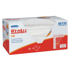 Kimberly Clark Hygienic Towel WypAll® L40 Light Duty White NonSterile Double Re-Creped 12 X 23 Inch Disposable - M-647961-1453 - Box of 1