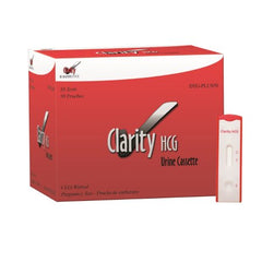Clarity Diagnostics Rapid Test Kit Clarity® Fertility Test hCG Pregnancy Test Urine Sample 50 Tests
