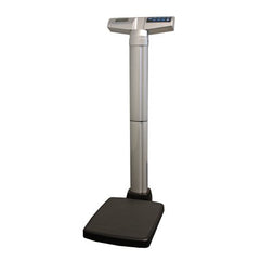 Health O Meter Floor Scale Health O Meter® Digital LCD Display 500 lbs. / 220 kg Capacity Gray AC Adapter / Battery Operated