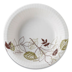 Dixie® Ultra® Pathways Heavyweight Paper Bowls, 12oz, Green/Burgundy, 1000/Carton