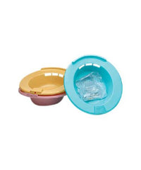 Medegen Medical Products LLC Sitz Bath Round Gold Polypropylene 2000 mL Bag Graduated, 500 mL Increments up to 2000 mL