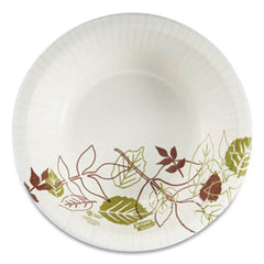 Dixie® Ultra® Pathways Heavyweight Paper Bowls, 20oz, Green/Burgundy, 500/Carton