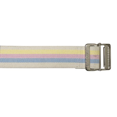 Skil-Care Gait Belt SkiL-Care™ 72 Inch Length Pastel Stripe Cotton