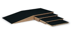 Hausmann Industries Ramp and Curb Training Set 88 L X 44 W X 8 H Inch