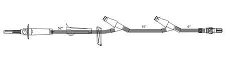 ICU Medical Primary Administration Set 15 Drops / mL Drip Rate 83 Inch Tubing 2 Ports - M-648687-3162 - Case of 25