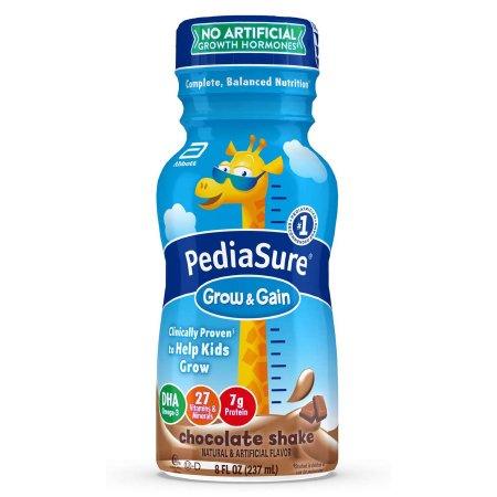 Abbott Nutrition Pediatric Oral Supplement PediaSure® Grow & Gain Chocolate Flavor 8 oz. Bottle Ready to Use