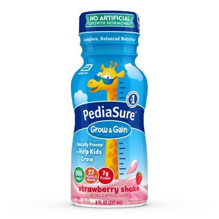 Abbott Nutrition Pediatric Oral Supplement PediaSure® Grow & Gain Strawberry Flavor 8 oz. Bottle Ready to Use