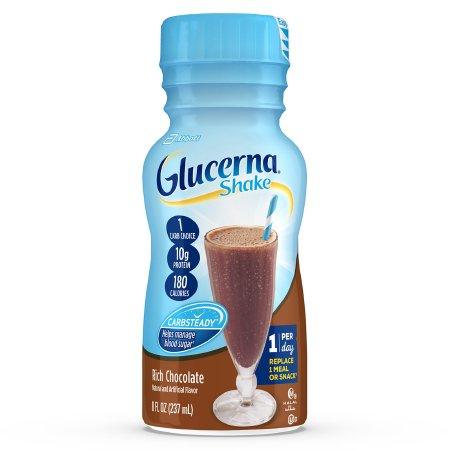 Abbott Nutrition Oral Supplement Glucerna® Shake Rich Chocolate Flavor Ready to Use 8 oz. Bottle