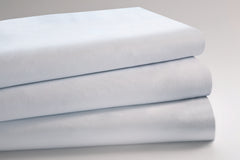 Standard Textile Bed Sheet UniVal Fitted 36 X 86 X 9 Inch White Cotton 70% / Polyester 30% Reusable