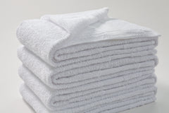 Standard Textile Bath Towel 24 X 48 Inch Cotton 86% / Polyester 14% White Reusable