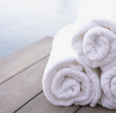 Standard Textile Hand Towel 16 X 27 Inch Cotton 86% / Polyester 14% White Reusable