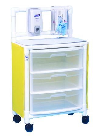 IPU Isolation Cart 26 X 45 X 15 Inch Yellow - M-649926-2876 - Each