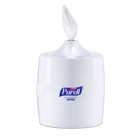 GOJO Wipe Dispenser Purell® White Plastic Manual Pull 1500 Count Wall Mount - M-650762-2114 - Each