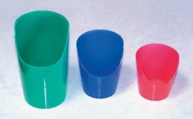 Alimed ADL Dysphagia Cup Flexi-Cut™ Nosey Cup 2 oz. Blue Plastic Reusable
