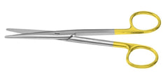 Miltex Dissecting Scissors Padgett® Mayo 5-1/2 Inch Length Surgical Grade Stainless Steel / Tungsten Carbide NonSterile Finger Ring Handle Straight Blade Blunt Tip / Blunt Tip - M-651668-3118 - Each