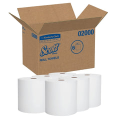 Kimberly Clark Paper Towel Scott® Hardwound Roll 8 Inch X 950 Foot - M-651732-2893 - Case of 6