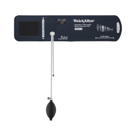 Welch Allyn Blood Pressure Cuff and Bulb FlexiPort® Adult Arm Medium Cuff 25 - 34 cm Nylon Cuff