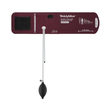 Welch Allyn Blood Pressure Cuff and Bulb FlexiPort® Adult Arm Large Cuff 32 - 43 cm Nylon Cuff