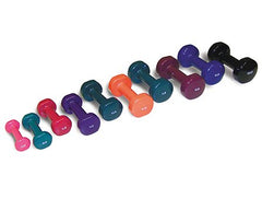 Hausmann Industries Dumbbell Set 5 Piece Set 1 lbs. / 2 lbs. / 3 lbs. / 4 lbs. / 5 lbs.
