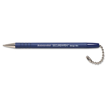 MMF Industries™ Replacement Ballpoint Pen for the Secure-A-Pen System, 1mm, Blue Ink/Barrel