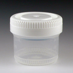 GBS Tite-Rite, 40mL (1.34oz), PP, 48mm Opening, Graduated, with Separate White Screwcap Case of  600