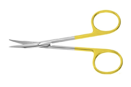 Tenotomy Scissors Padgett® SuperCut Stevens 4-1/2 Inch Length OR Grade German Stainless Steel / Tungsten Carbide NonSterile Finger Ring Handle Curved Blade Semi Sharp