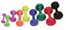 Alimed Dumbbell Round Heads 10 lbs.