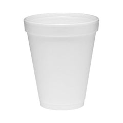 RJ Schinner Co Drinking Cup Dart® 10 oz. White Styrofoam Disposable