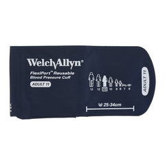Welch Allyn Blood Pressure Cuff FlexiPort® Adult Arm Medium Cuff 25 - 34 cm Nylon Cuff