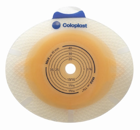 Coloplast Ostomy Barrier SenSura® Click Trim to Fit, Standard Wear 40 mm Flange Green Code System 5/8 to 7/8 Inch Opening