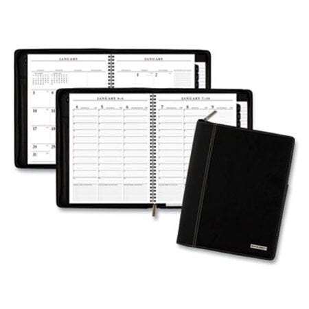 AT-A-GLANCE® Columnar Executive Weekly/Monthly Appointment Book, Zipper, 11 x 8.25, 2021