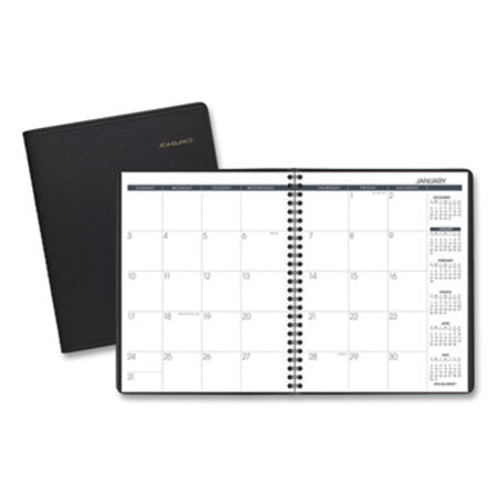 AT-A-GLANCE® Monthly Planner, 8.75 x 7, Black, 2021