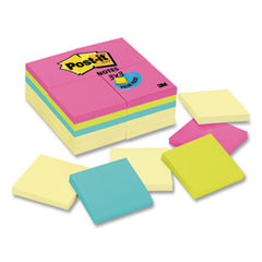 Post-it® Notes Original Pads Value Pack, 3 x 3, Canary Yellow/Cape Town, 100-Sheet, 24 Pads