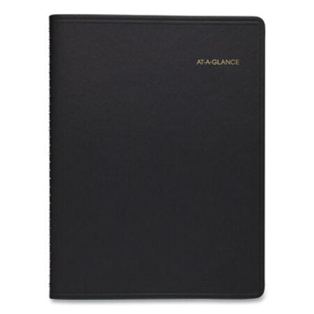 AT-A-GLANCE® Weekly Appointment Book, 11 x 8.25, Black, 2021-2022