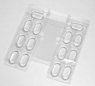 PunchPak 2 Week Blister - 7 Cavity - Clear - Case Of 1,000