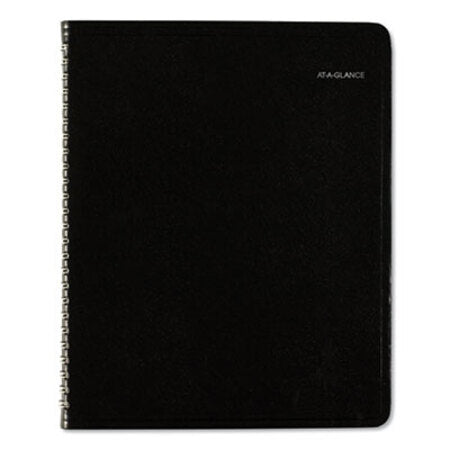 AT-A-GLANCE® Weekly Planner, 8.75 x 7, Black, 2021