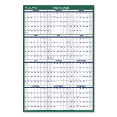 AT-A-GLANCE® Vertical Erasable Wall Planner, 32 x 48, 2021