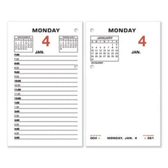 AT-A-GLANCE® Two-Color Desk Calendar Refill, 3.5 x 6, 2021