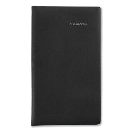 AT-A-GLANCE® Pocket-Sized Monthly Planner, 6 x 3.5, Black, 2021