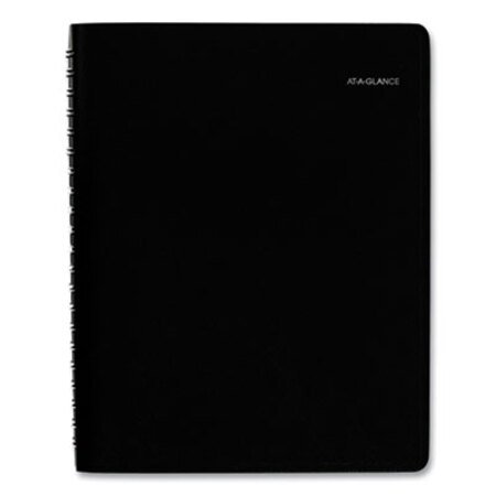 AT-A-GLANCE® Four-Person Group Daily Appointment Book, 11 x 8, Black, 2021