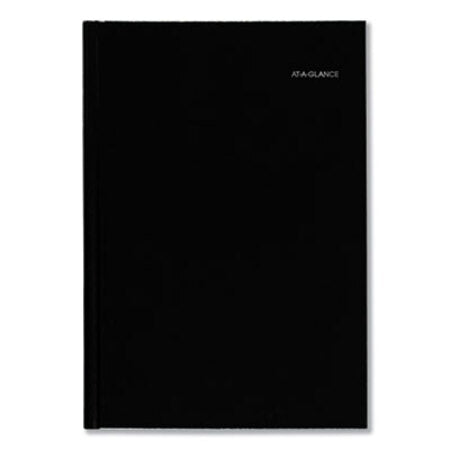 AT-A-GLANCE® Hard-Cover Monthly Planner, 11.78 x 5, Black, 2020-2022