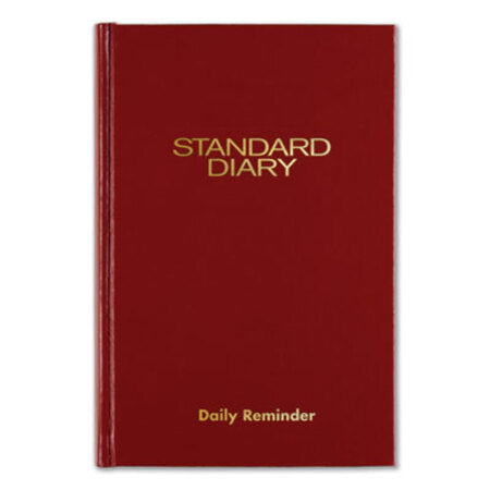 AT-A-GLANCE® Standard Diary Recycled Daily Reminder, Red, 7.5 x 5.13, 2021