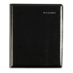 AT-A-GLANCE® Executive Weekly/Monthly Planner, 8.75 x 7, Black, 2021