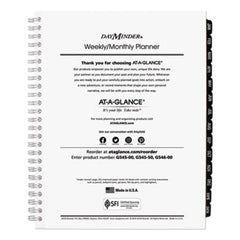 AT-A-GLANCE® Executive Weekly/Monthly Refill, 8.75 x 7, 2021