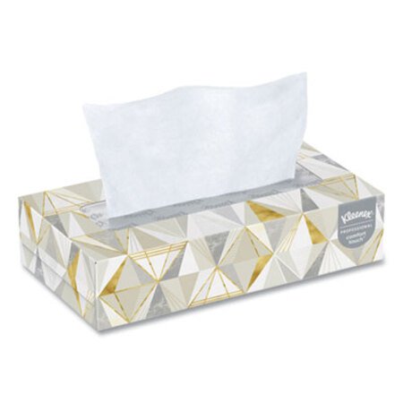 Kleenex® White Facial Tissue, 2-Ply, 125 Sheets/Box, 12 Boxes/Carton