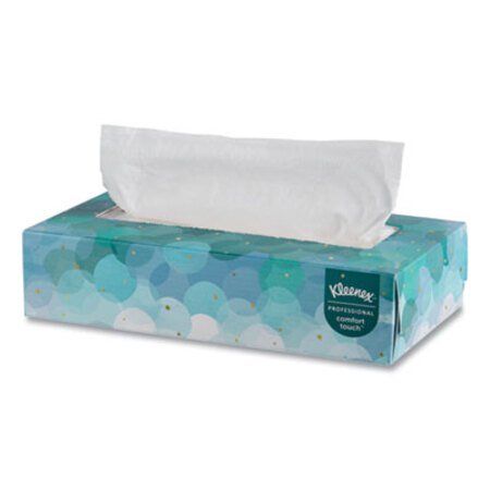 Kleenex® White Facial Tissue, 2-Ply, White, Pop-Up Box, 100 Sheets/Box