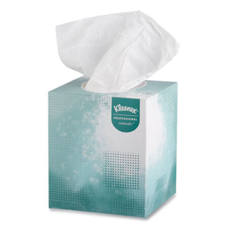 Kleenex® Naturals Facial Tissue, 2-Ply, White, 95 Sheets/Box, 36 Boxes/Carton