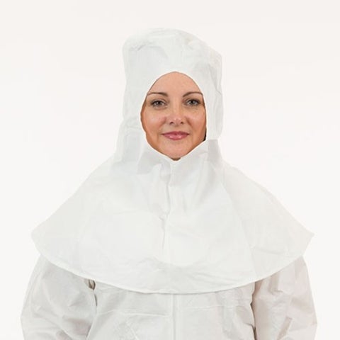 PANTek Technologies LLC Protective Hood GammaGuard® CE One Size Fits Most White Elastic / Tie Closure - M-1044048-3257 - Case of 100