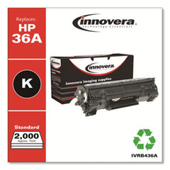 Innovera® Remanufactured Black Toner, Replacement for HP 36A (CB436A), 2,000 Page-Yield